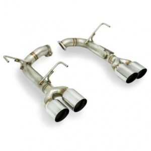 Remark Axleback Muffler Delete Set – Subaru WRX/STI VA (Single Wall Stainless Tips)