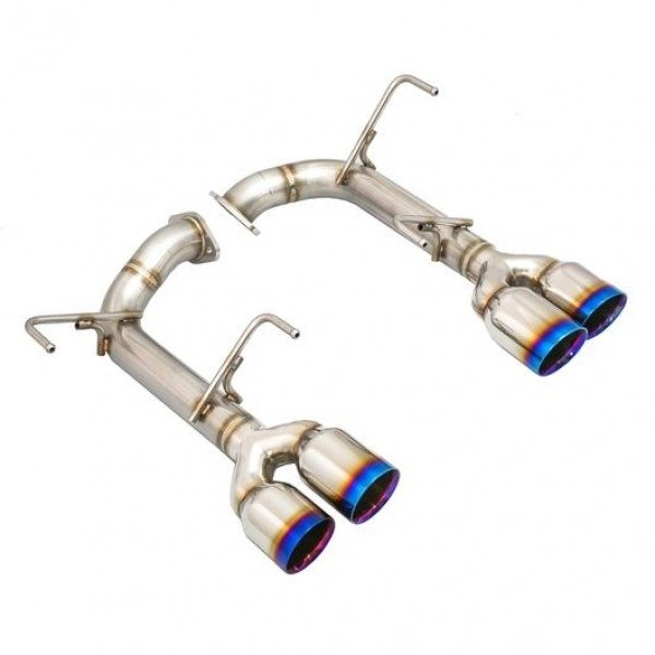 Remark Axleback Muffler Delete Set – Subaru WRX/STI VA (Double Wall Burnt Tips)