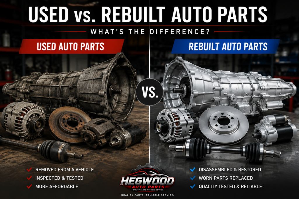 rebuilt auto parts
